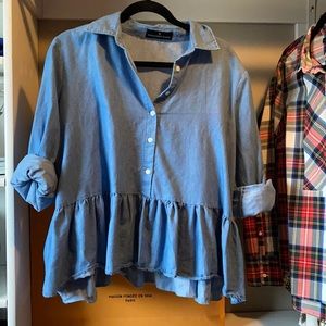 Tuckernuck Pomander Place peplum top